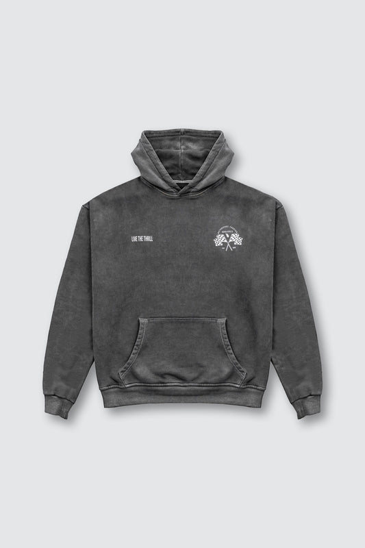 DARK ASH VINTAGE RACING HOODIE (PRE-ORDER)